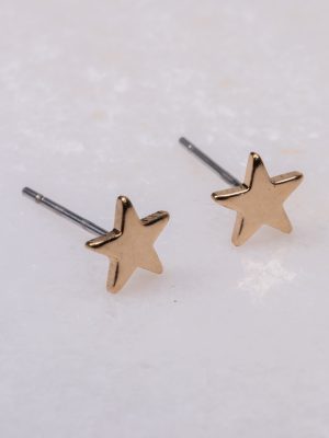 Boston Star Earrings - Gold Plated