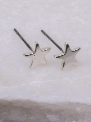 Boston Star Earrings - Silver Plated